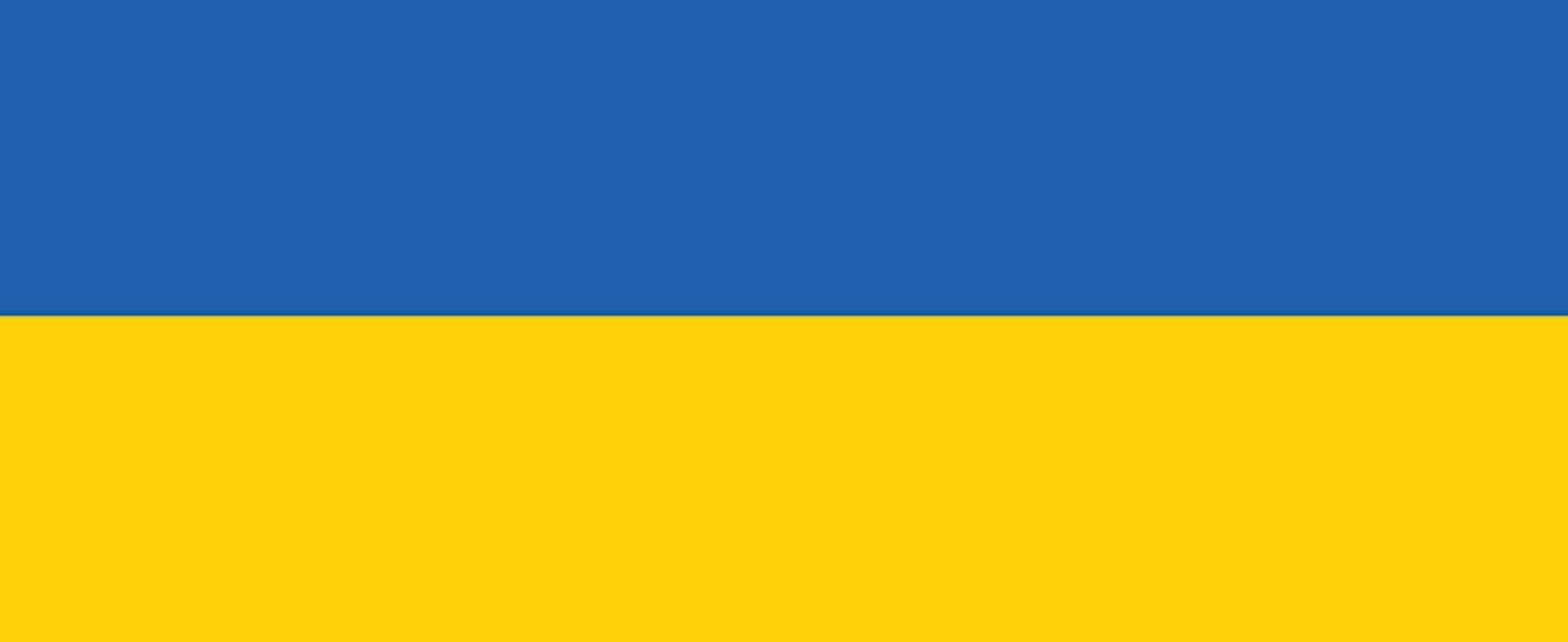 Flag of Ukraine, donations for Ukraine, stand with Ukraine.