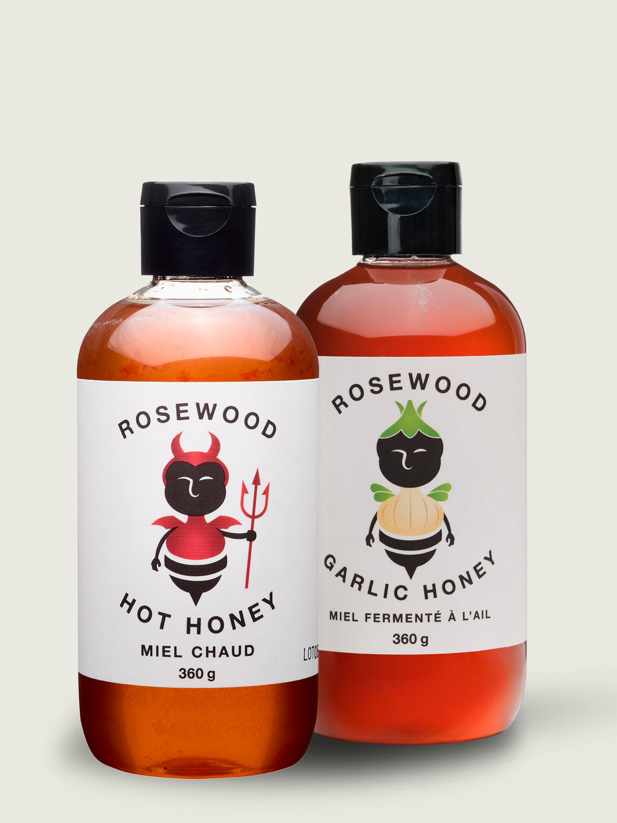 Hot and Garlic Honey Duo